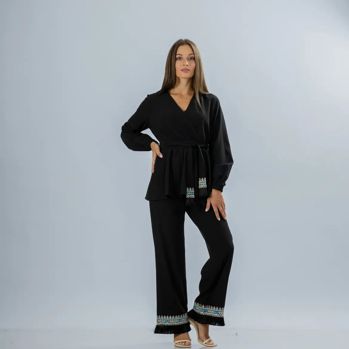 Black Two-Piece Co-Ord Set