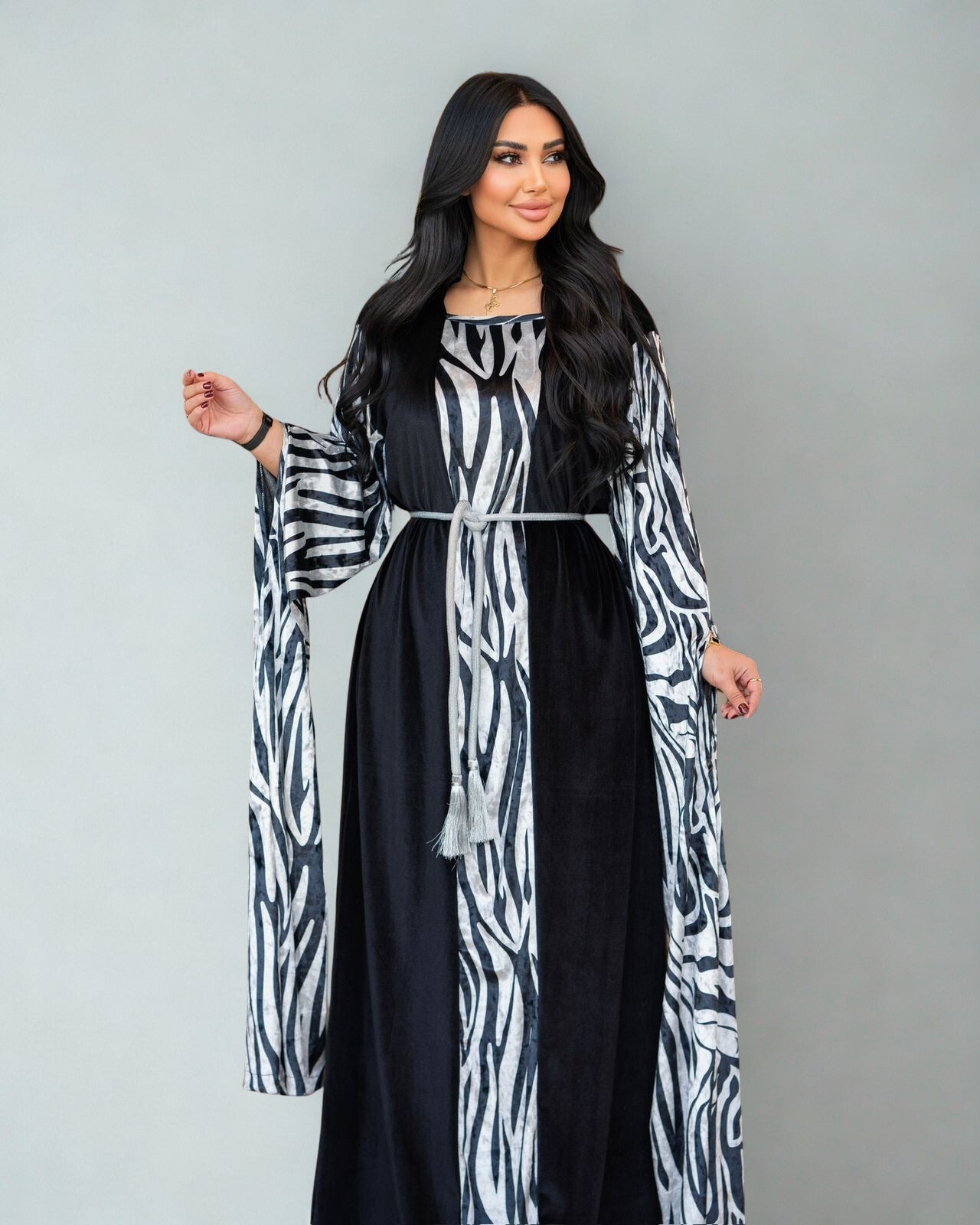 Zebra Abaya