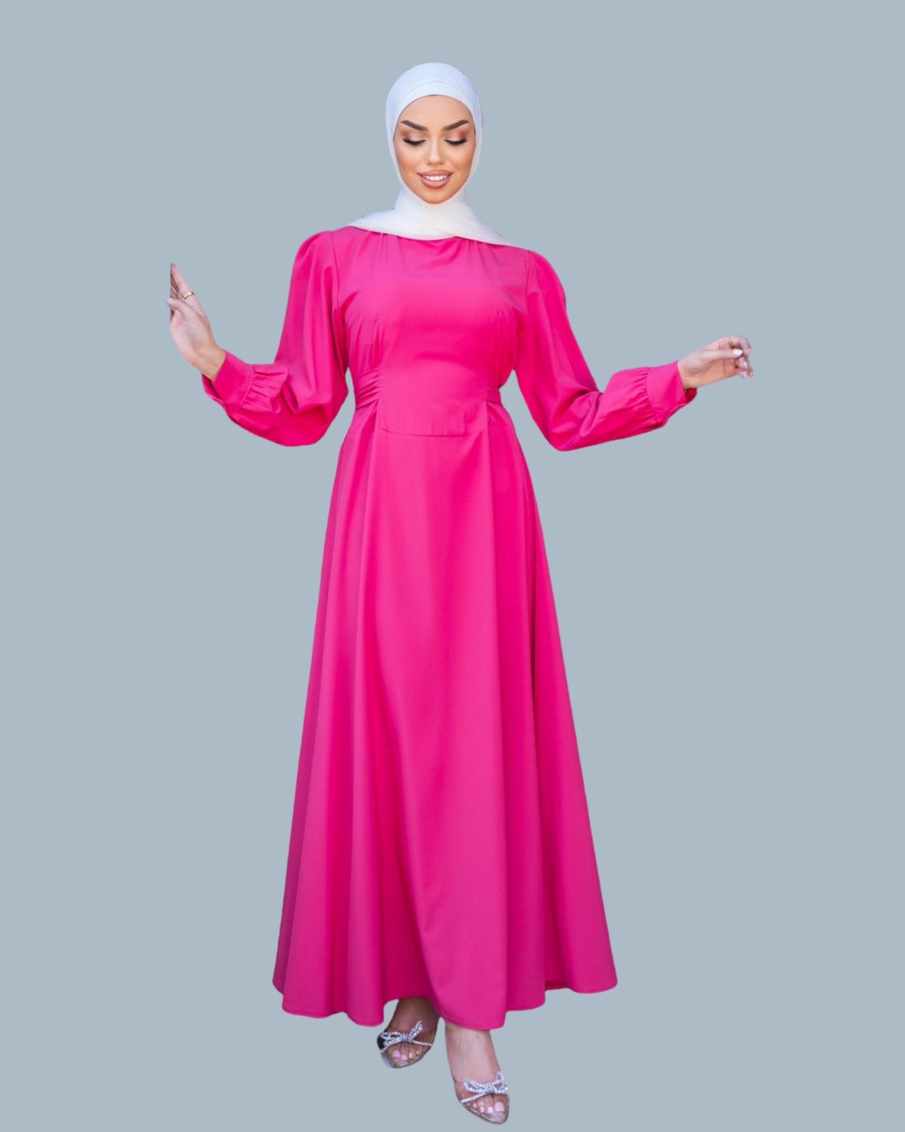 Elegant Fuchsia Dress