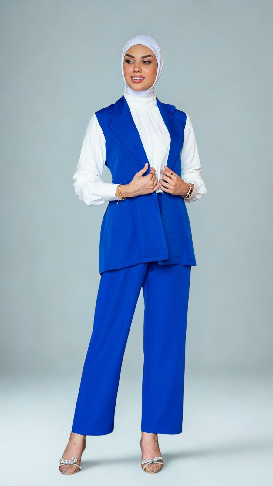Elegant Two-Piece Vest Set
