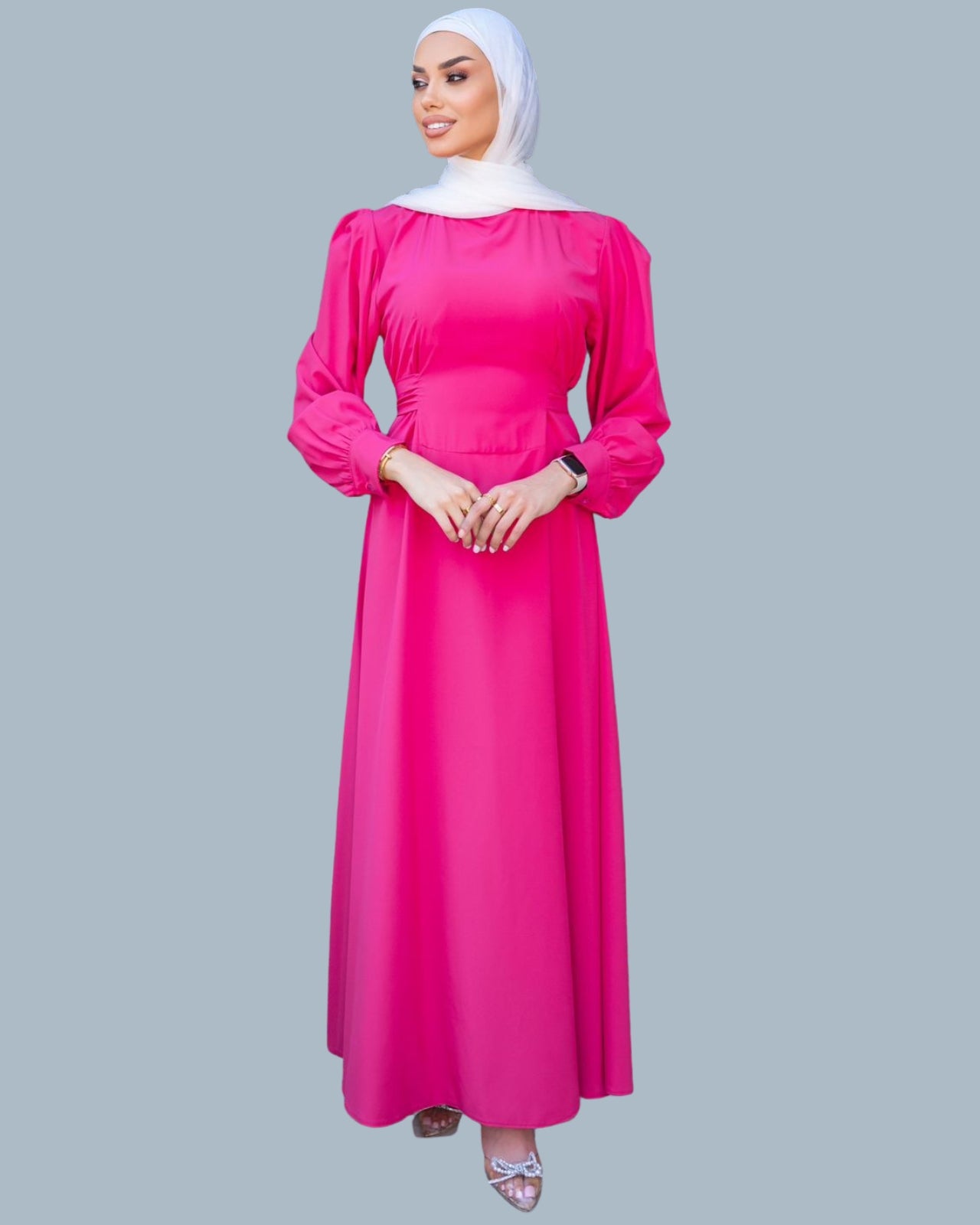 Elegant Fuchsia Dress