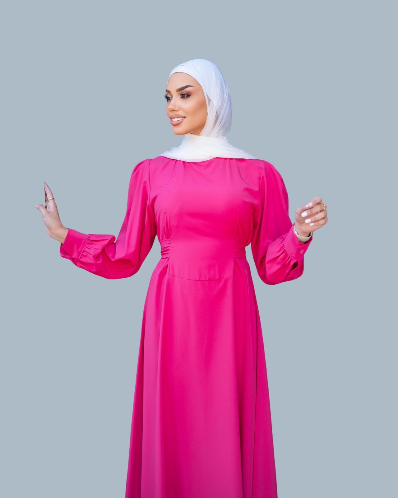 Elegant Fuchsia Dress