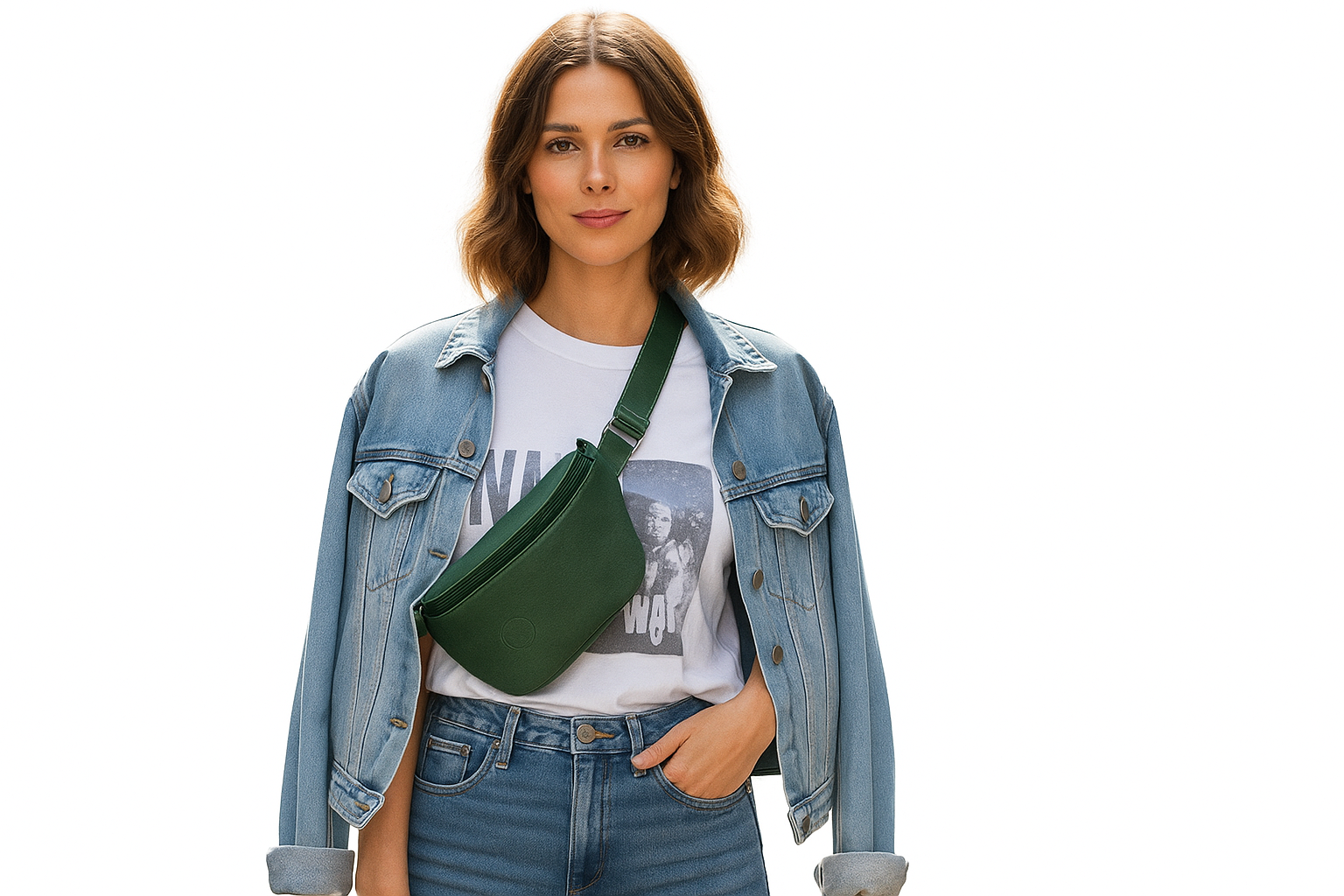 The Nova Crescent Crossbody Bag