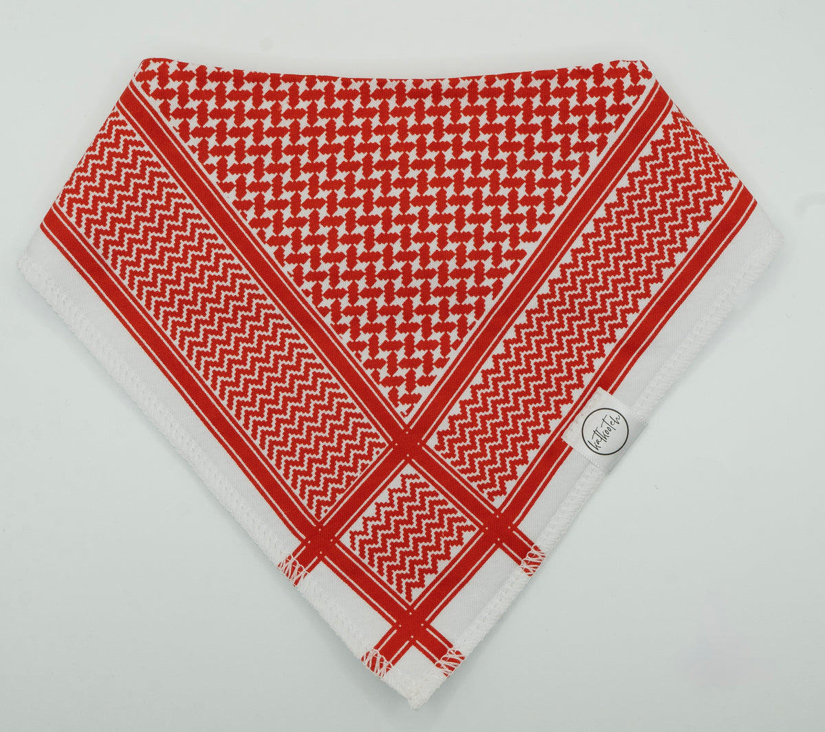 Red Shemagh Baby Bib