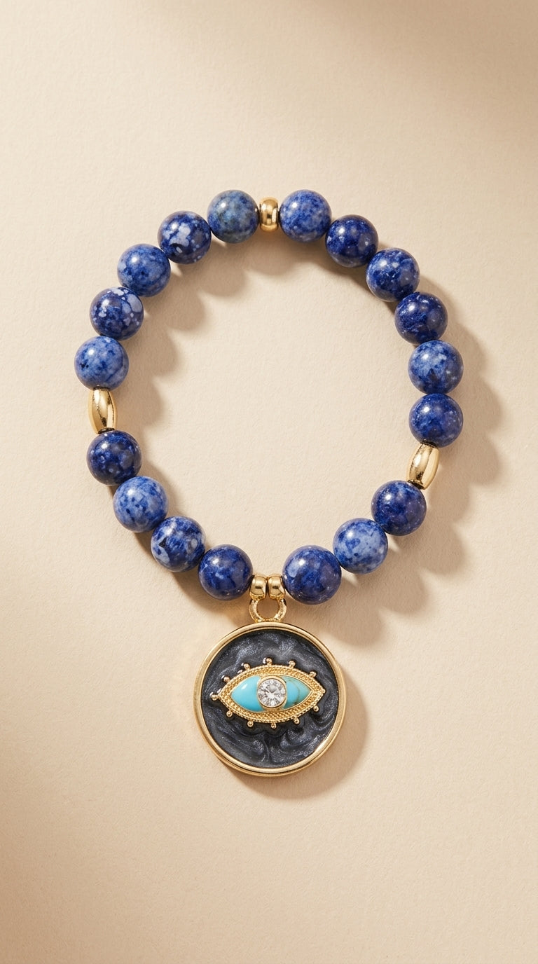 The Lapis Lazuli Eye Bracelet