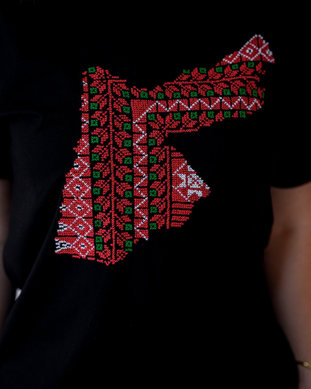 Jordan Map T-shirt – Maps Collection (Unisex)