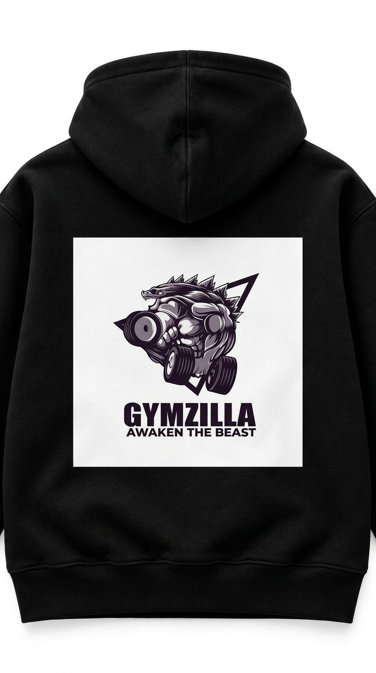 Gymzilla Awaken The Beast Black Hoodie