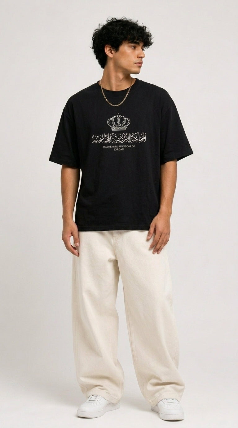 Oversized Jordan Black T-Shirt