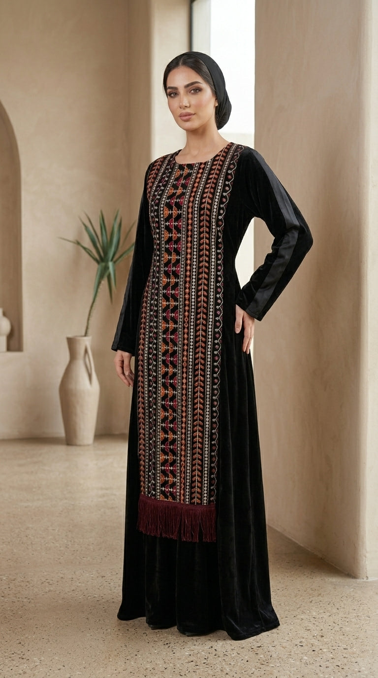 Vintage Embroidered Thobe