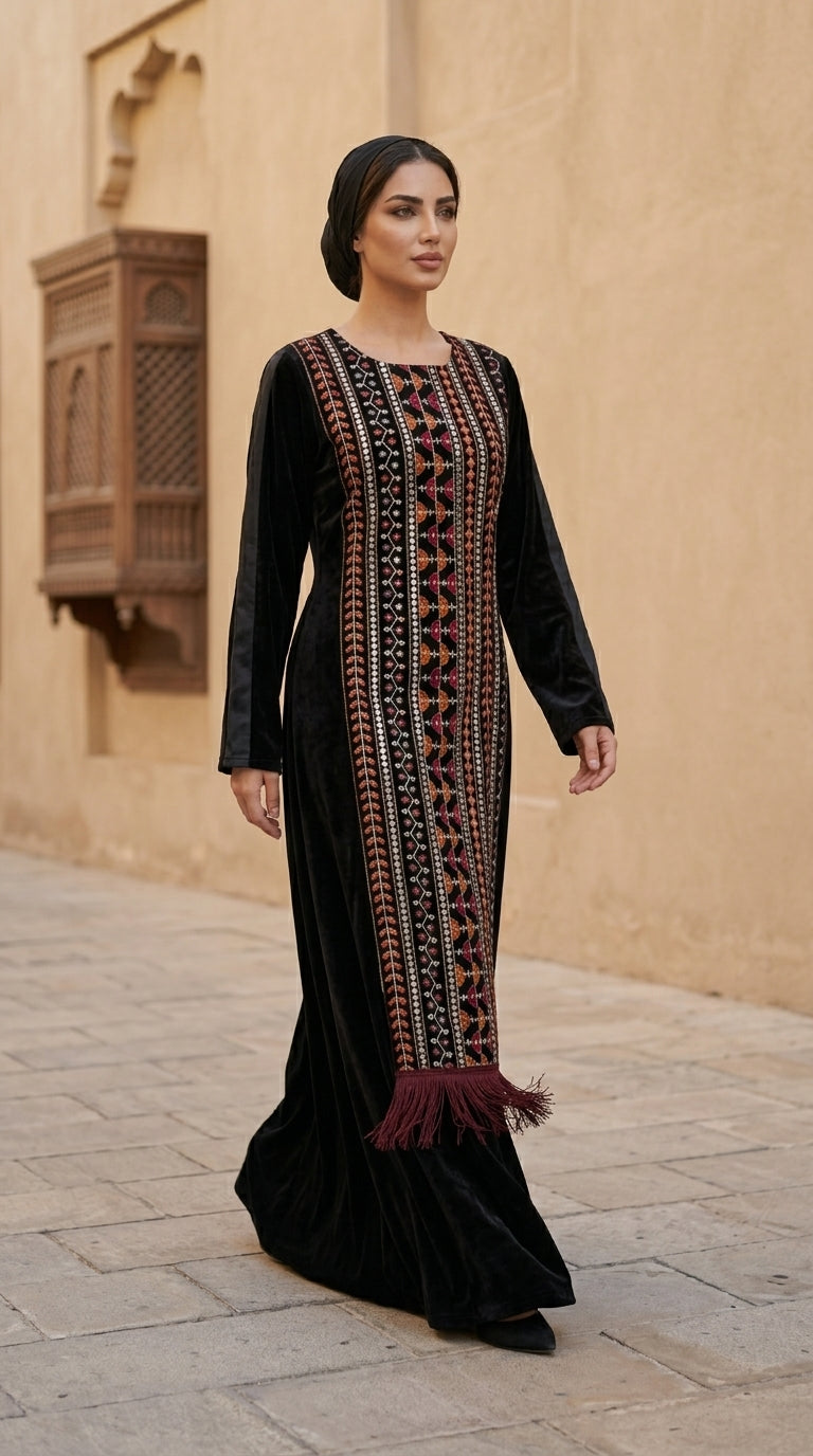 Vintage Embroidered Thobe