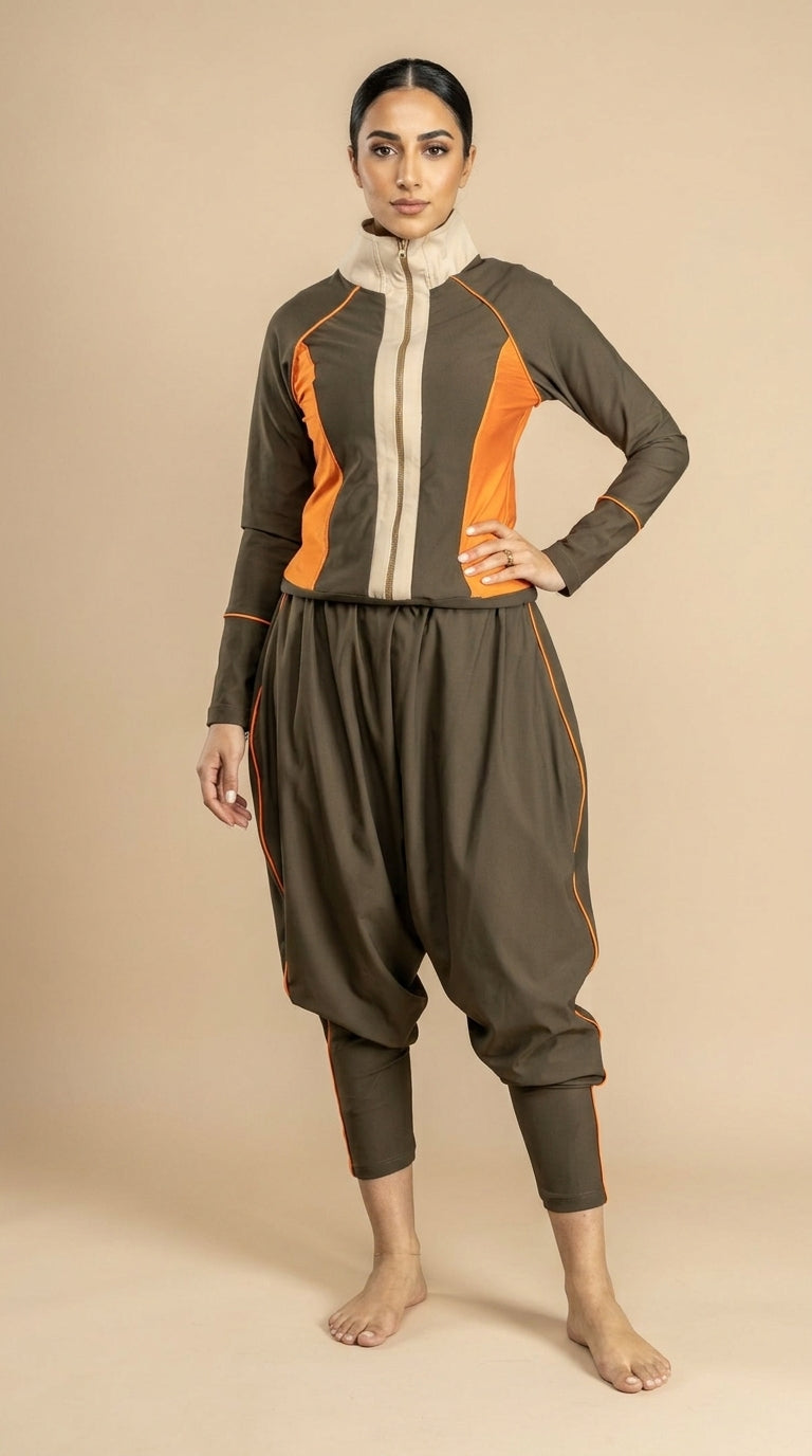 Sherwal Style One-Piece Burkini