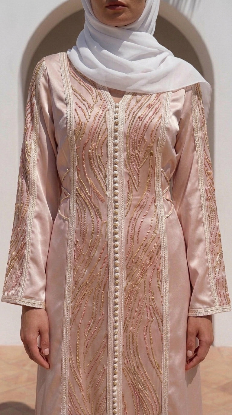 Blush Pink kaftan