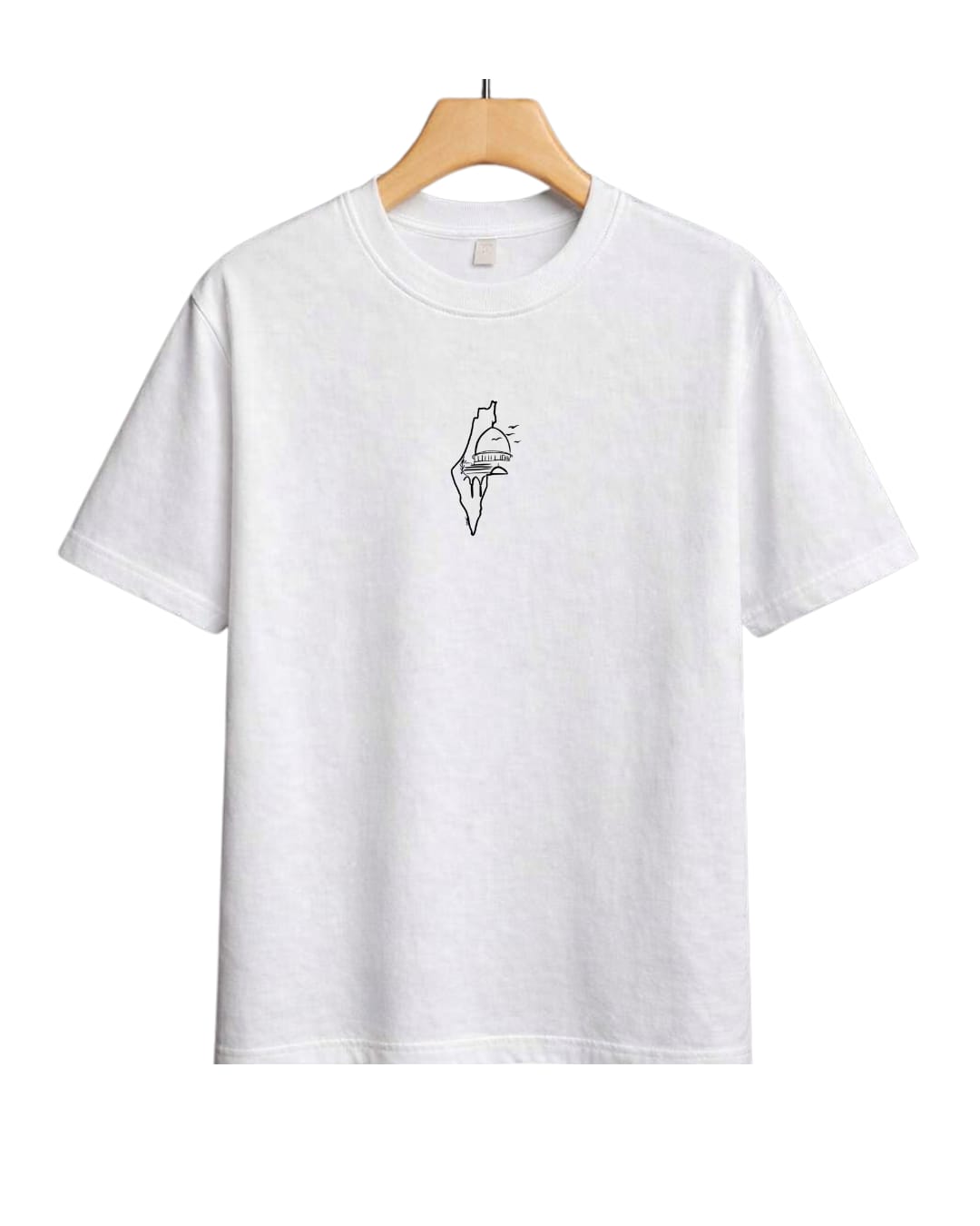 Graphic Print White T-Shirt