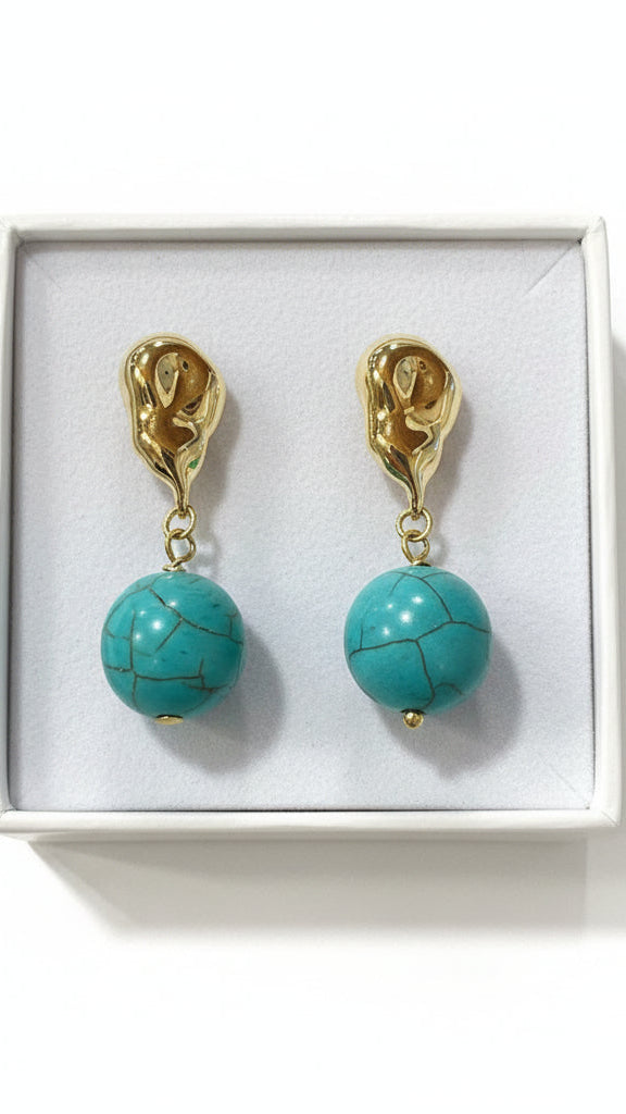 Turquoise earring