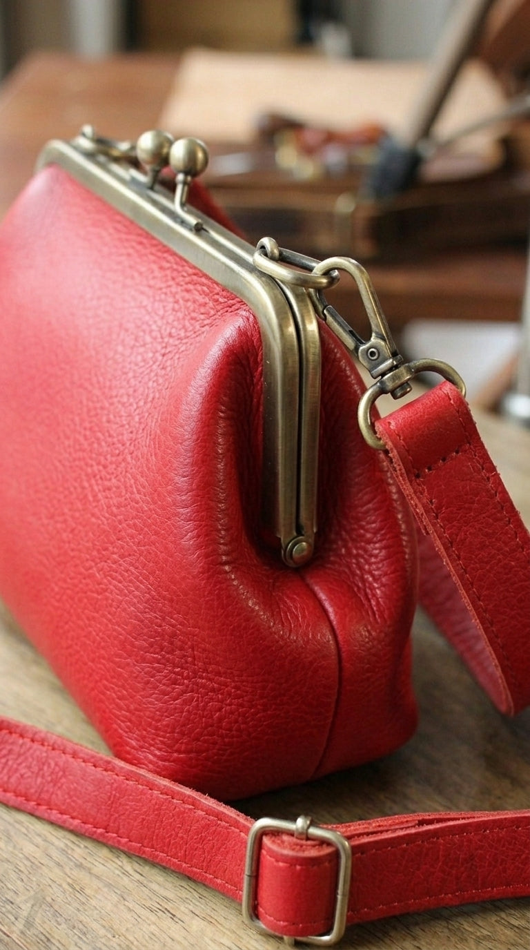 ventage camel bag