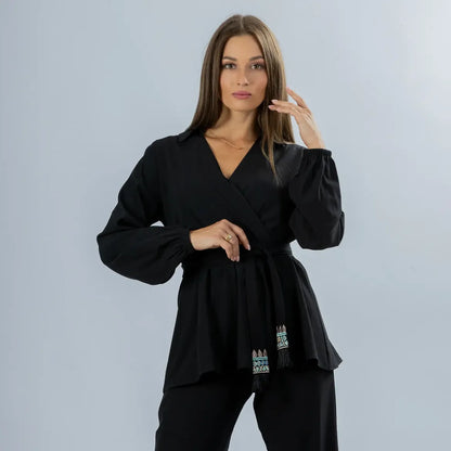 Black Two-Piece Co-Ord Set