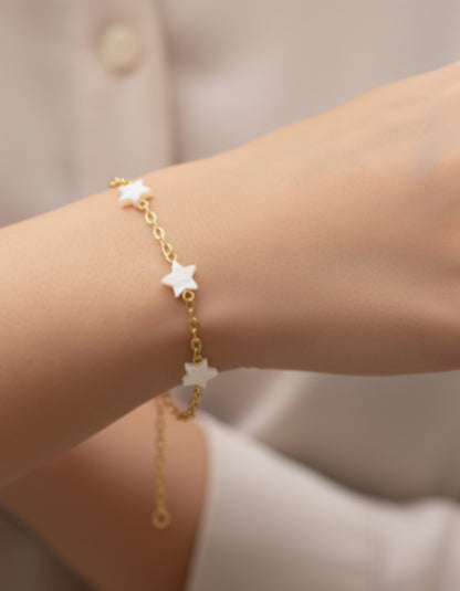 Star Mother of Pearl Bracelets