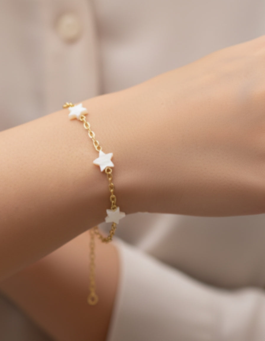 Star Mother of Pearl Bracelets