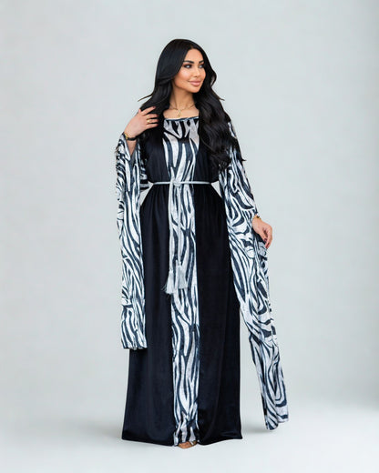 Zebra Abaya