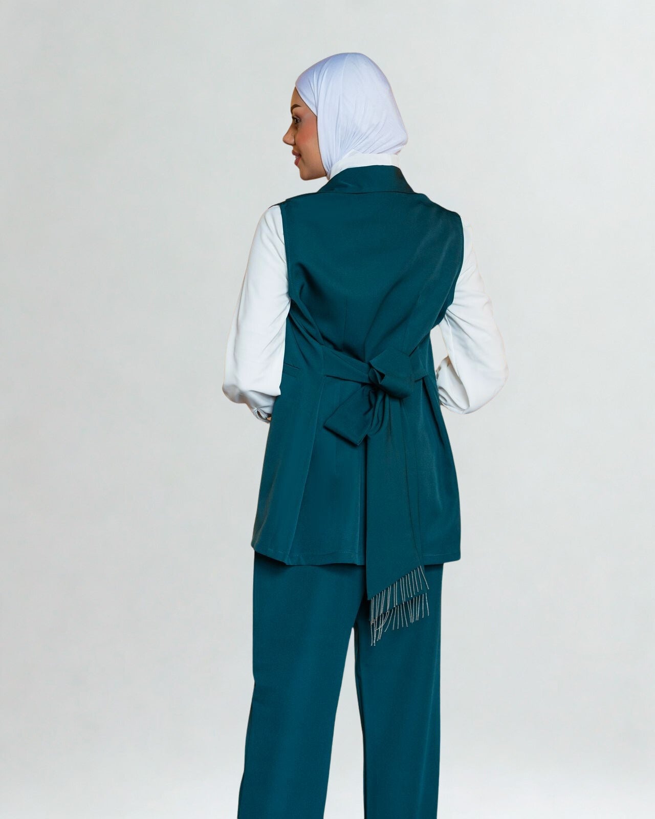 Elegant Two-Piece Vest Set