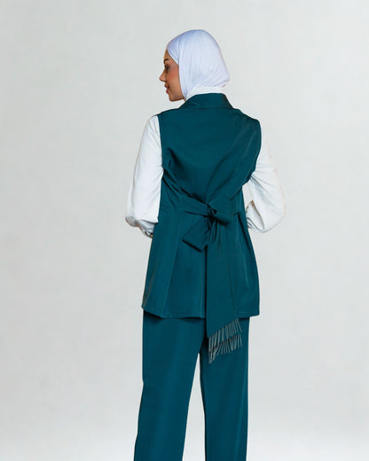 Elegant Two-Piece Vest Set