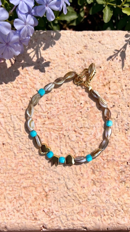 Agate Hamsa Evil Eye Bracelet – The Aqua Blossoms Collection