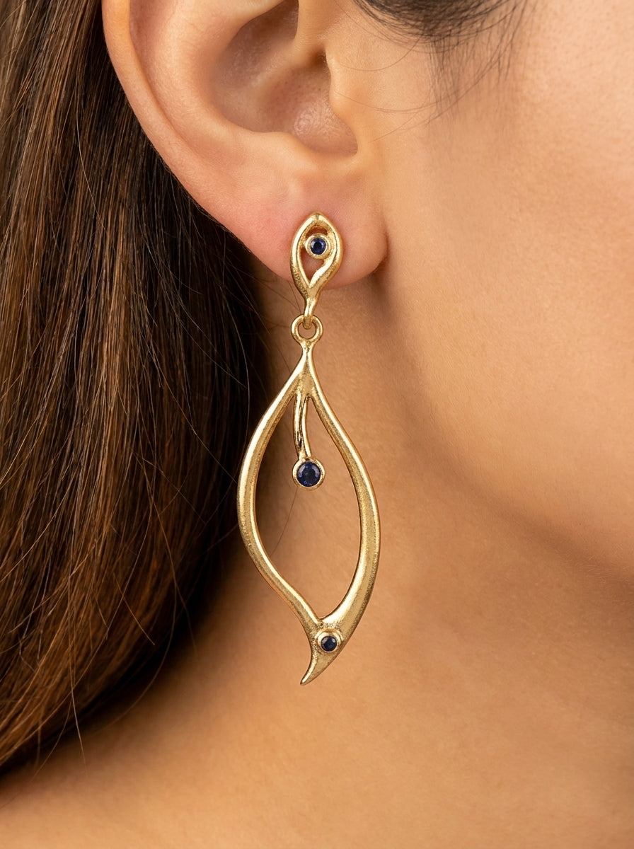 Leaf Drop Earrings