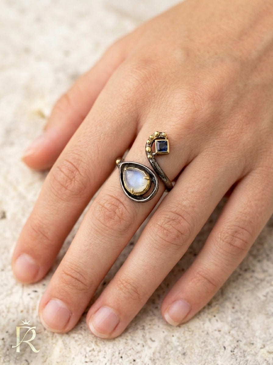 Ocean Twilight Adjustable Ring