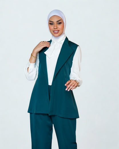 Elegant Two-Piece Vest Set