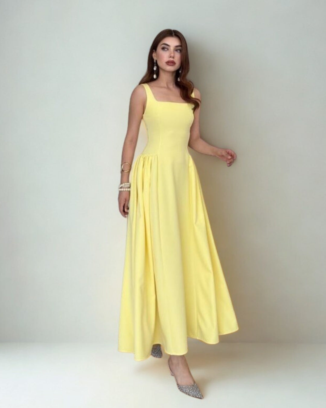 Glam Elegant Satin Maxi Dress