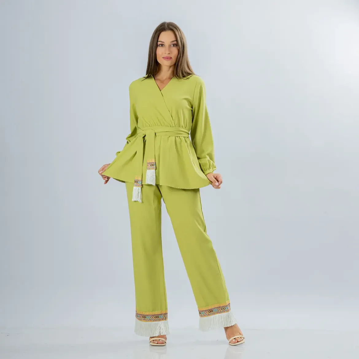 Lime Green Two-Piece Co-Ord Set