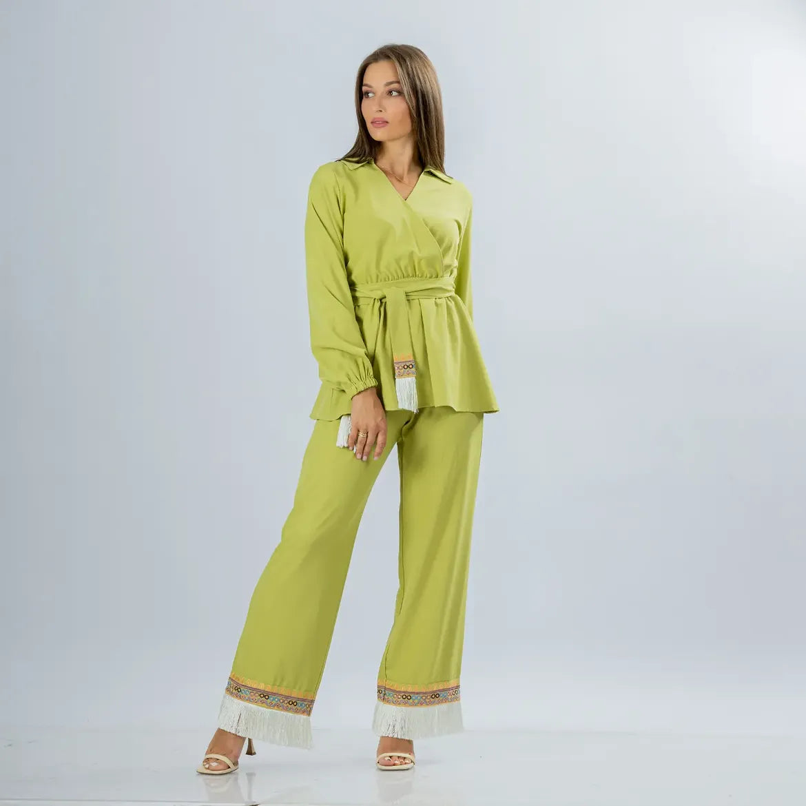 Lime Green Two-Piece Co-Ord Set