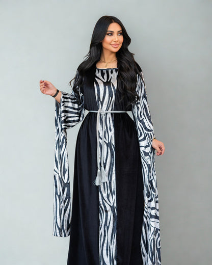 Zebra Abaya