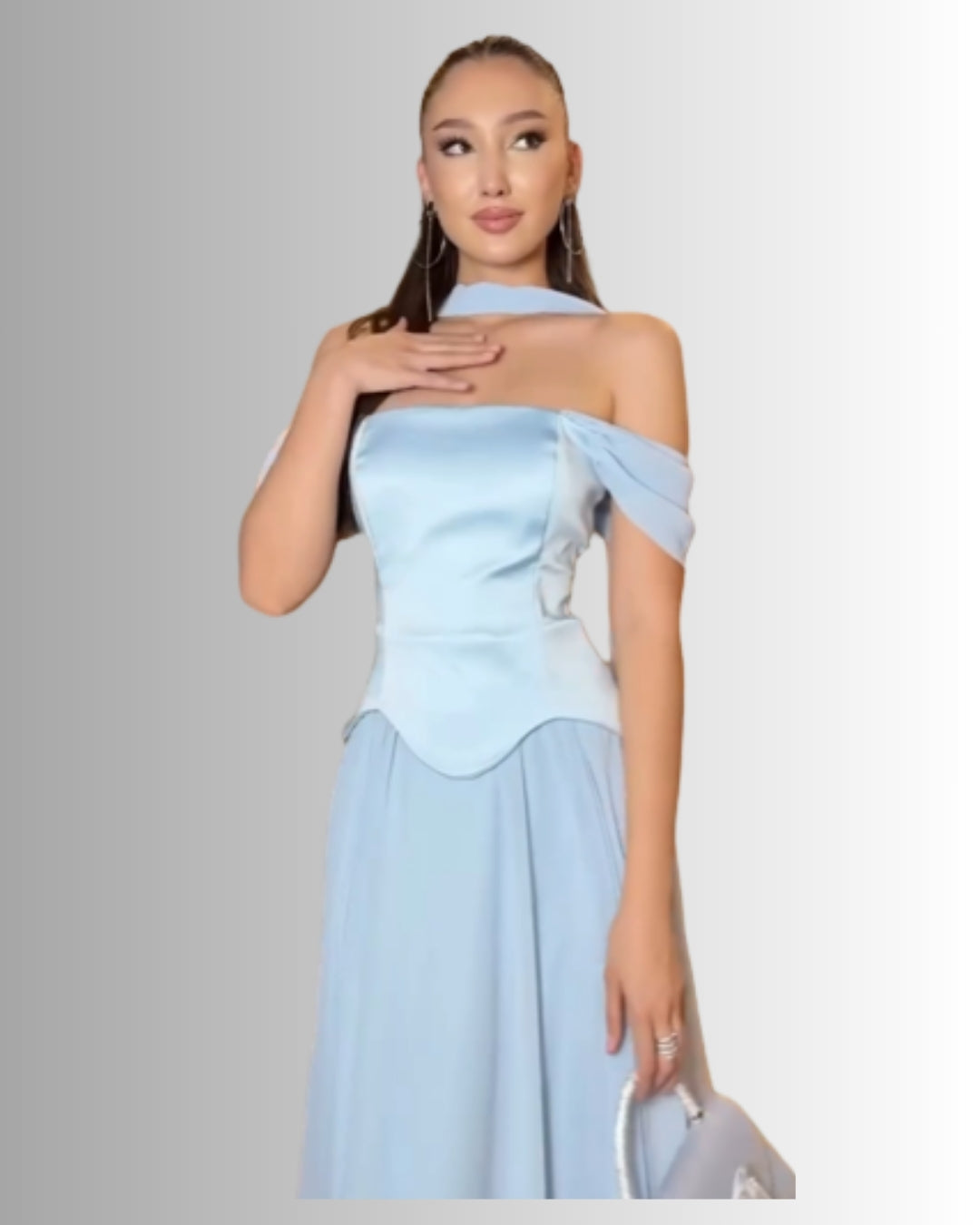 Glam Sky Whisper Gown Dress