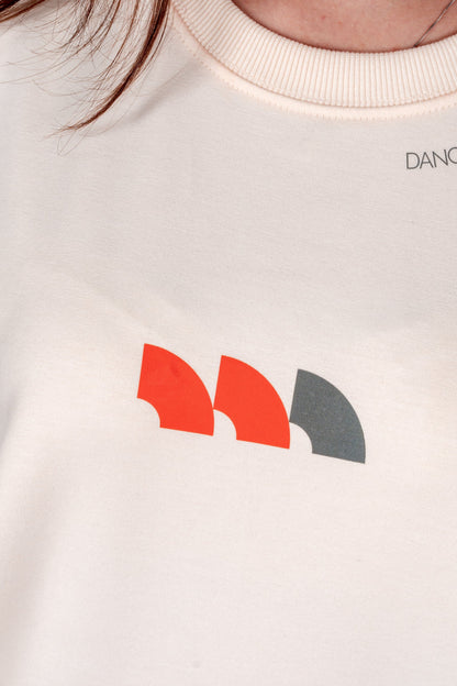 Oversized "Dancing With The Waves" Creamy Unisex T-Shirt