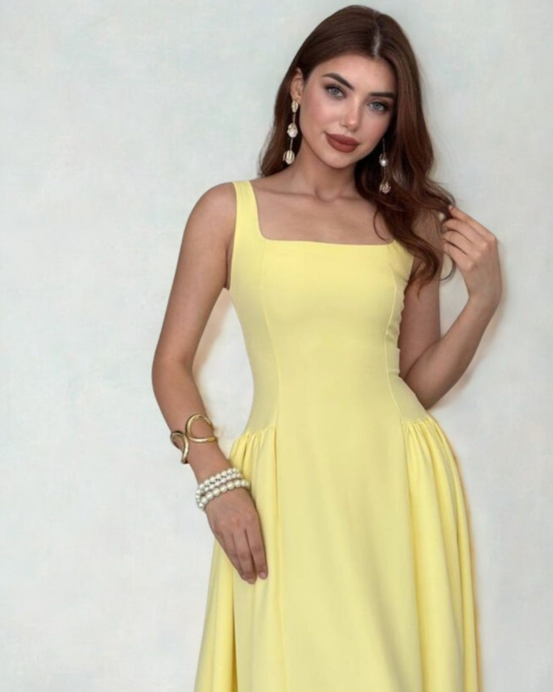 Glam Elegant Satin Maxi Dress