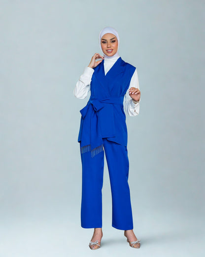 Elegant Two-Piece Vest Set