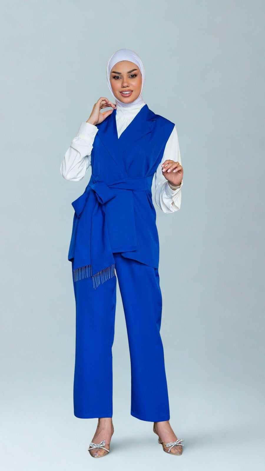 Elegant Two-Piece Vest Set