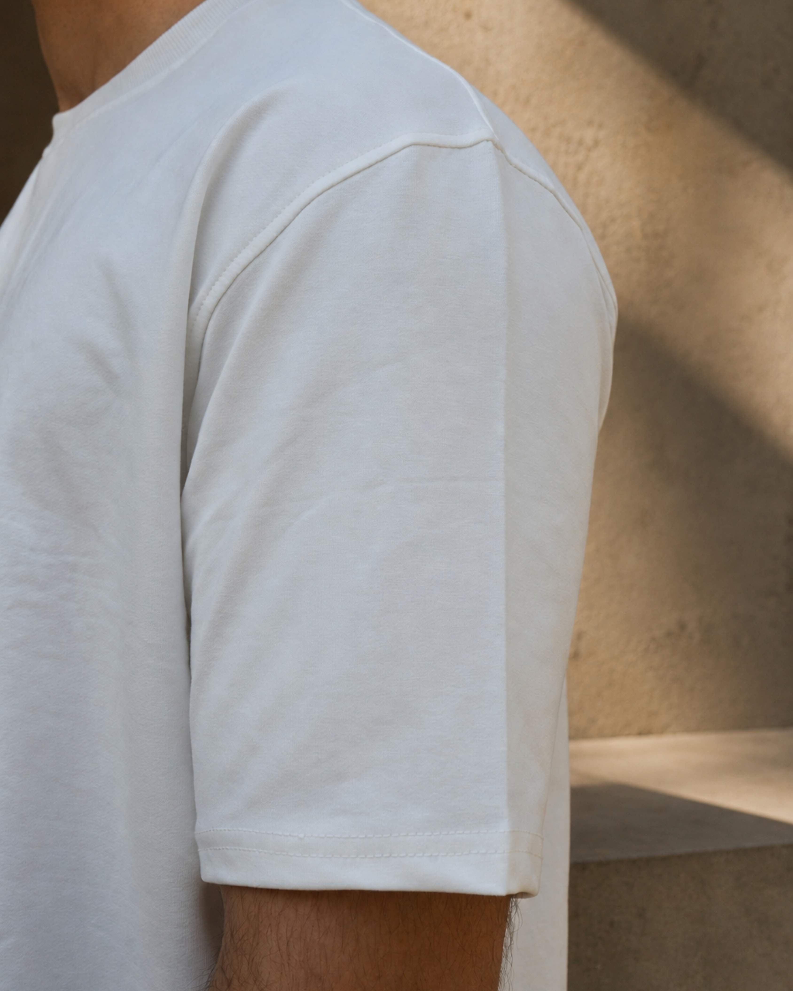 White Boxy Cropped