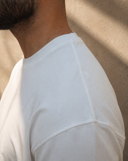 White Boxy Cropped