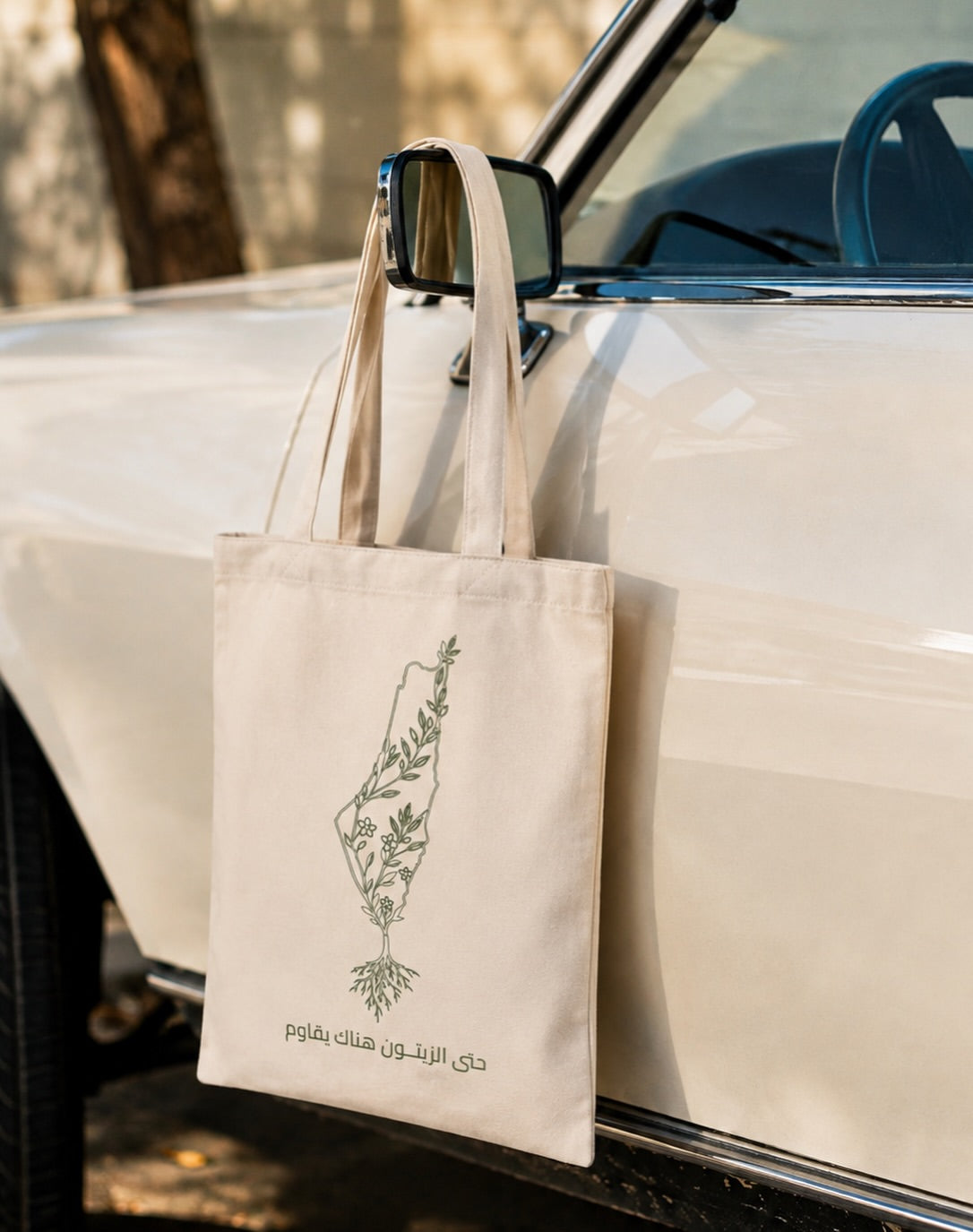 "Land & Olive" Storyteller Canvas Tote Bag