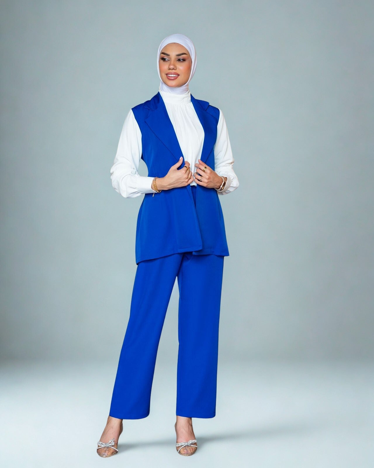 Elegant Two-Piece Vest Set