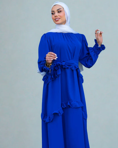 Elegant Ruffled Maxi Dress