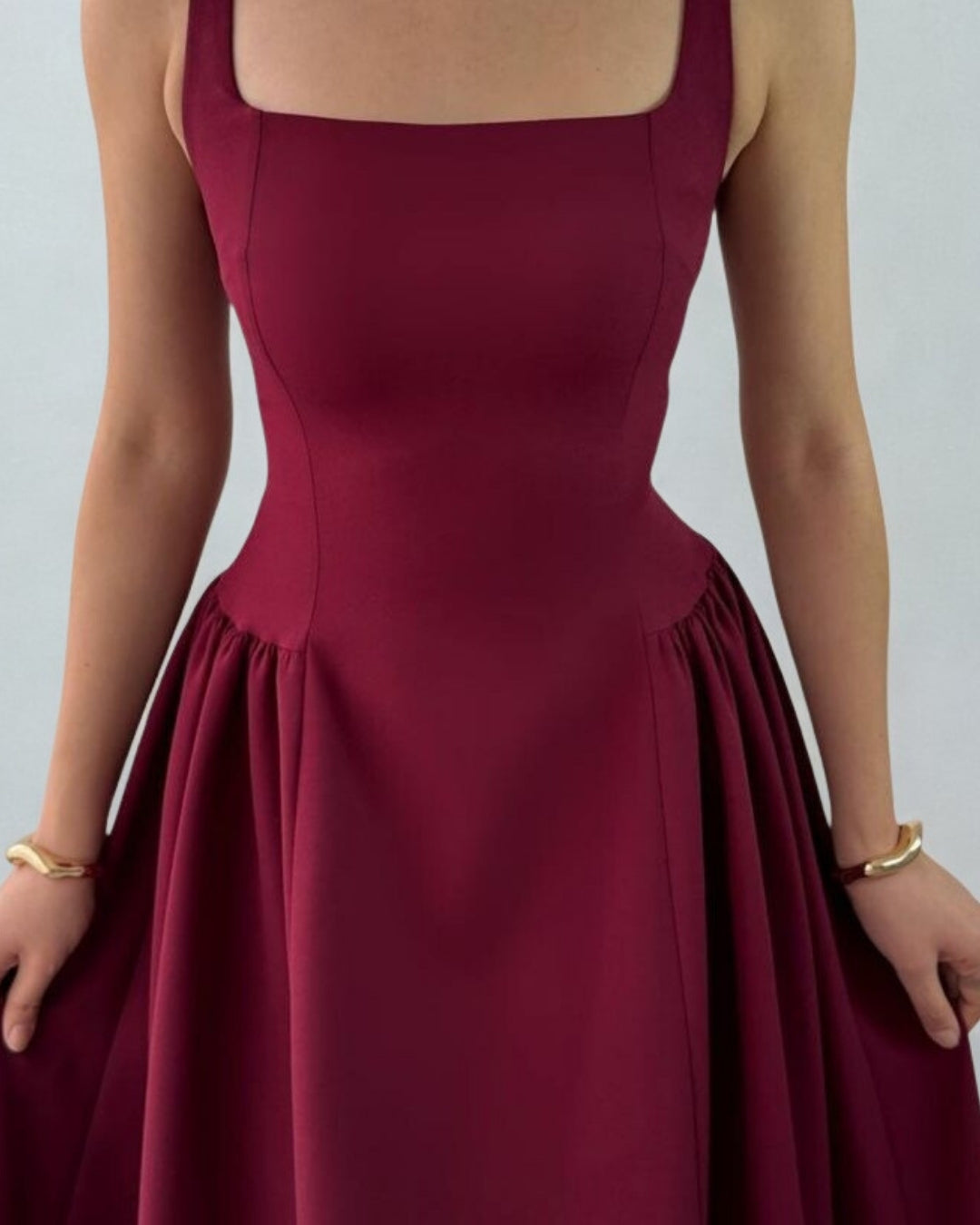 Glam Elegant Satin Maxi Dress