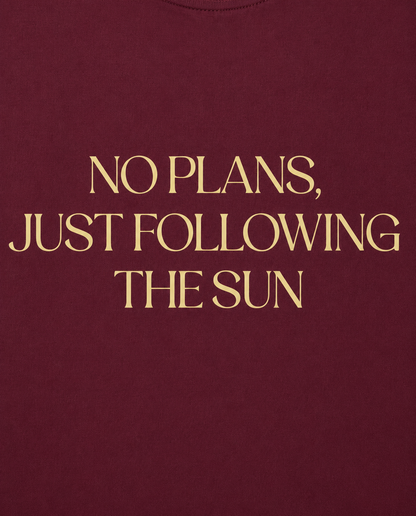 No Plans, Just Following the Sun