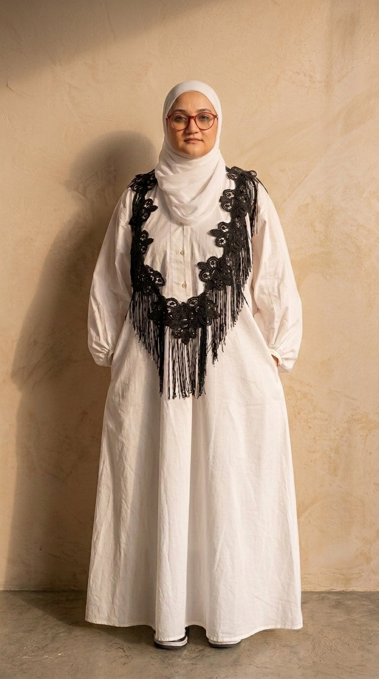 طوق Bohemian بشراشيب – Ward