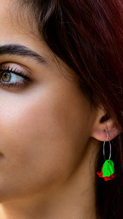 Velvet Rose Earrings