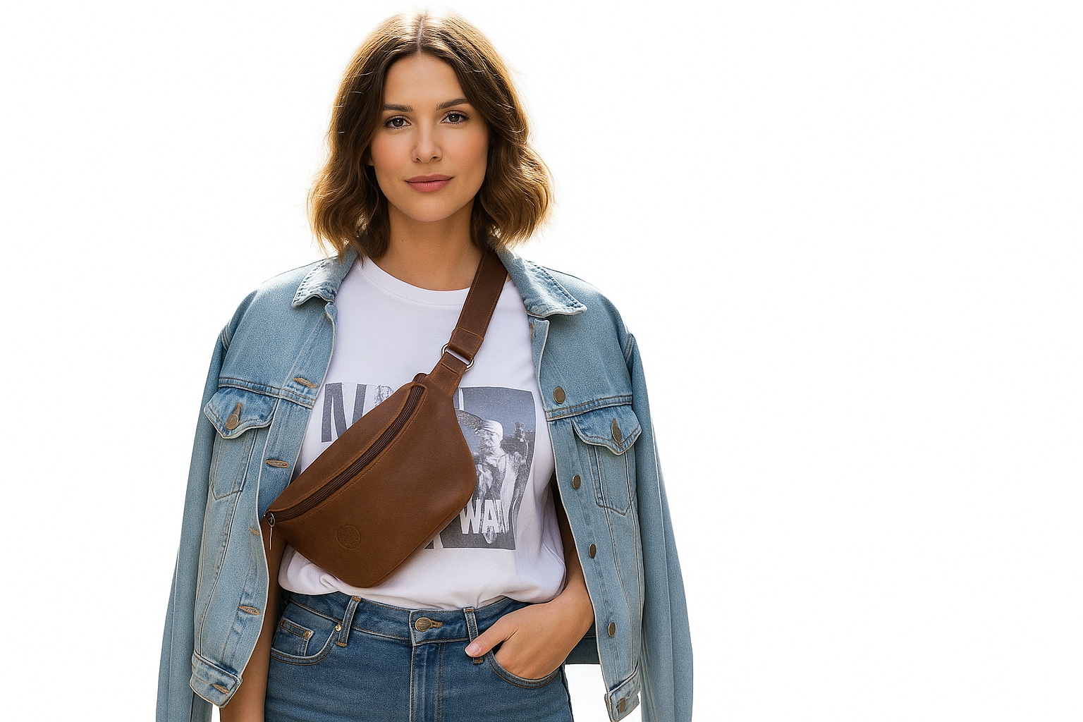 The Nova Crescent Crossbody Bag