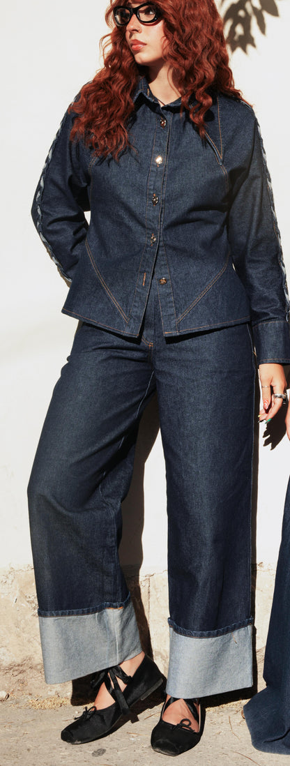 Bokra Ahla Structured Denim Shirt
