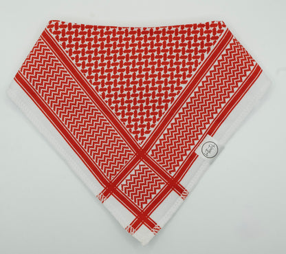 Red Shemagh Baby Bib